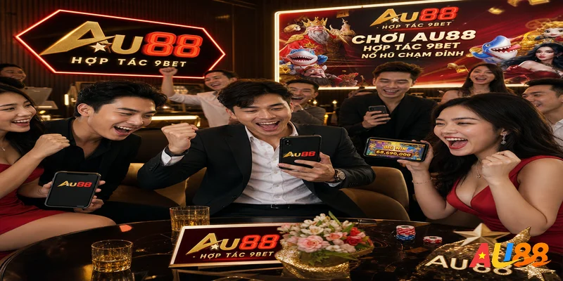 Khoảnh khắc bùng nổ cảm xúc trong hệ sinh thái giải trí AU88 hợp tác 9bet.